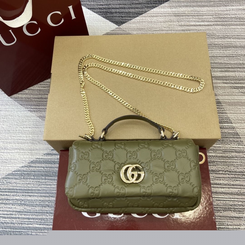 G*u*i top handle bags
